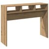 vidaXL k&eacute;zműves t&ouml;lgy sz&iacute;nű szerelt fa doh&aacute;nyz&oacute;asztal 105x30x80 cm