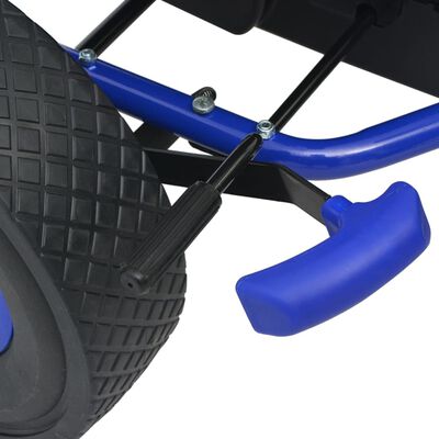 vidaXL pedálos gokart kocsi állítható üléssel kék