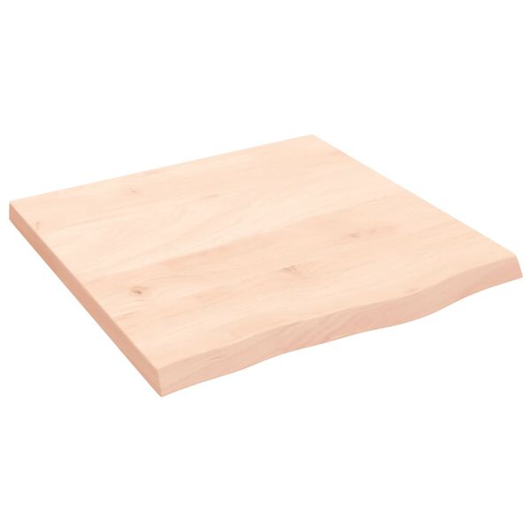 vidaXL kezeletlen t&ouml;m&ouml;r t&ouml;lgyfa fali polc 60x60x(2-4) cm