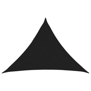 vidaXL Napernyő V&aacute;szon Fekete 7 x 5 x 5 m HDPE