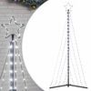 vidaXL hideg feh&eacute;r LED kar&aacute;csonyfa 339 LED 182 cm
