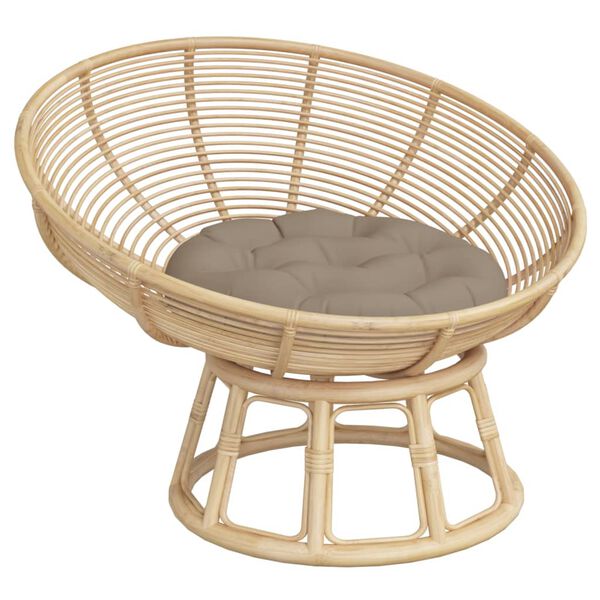 vidaXL t&oacute;psz&iacute;nű oxford-sz&ouml;vet kerek p&aacute;rna &Oslash; 60 x 11 cm