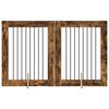 vidaXL Kutyaker&iacute;t&eacute;s &aacute;llv&aacute;nyokkal 2 pcs F&uuml;st&ouml;s T&ouml;lgy 80 x 100 cm