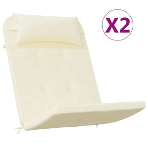 vidaXL 2 db kr&eacute;msz&iacute;nű oxford-sz&ouml;vet Adirondack-sz&eacute;kp&aacute;rna