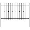 vidaXL T&uuml;sk&eacute;s ker&iacute;t&eacute;s ASTEN 200 x 166 cm Porsz&oacute;rt ac&eacute;l Fekete