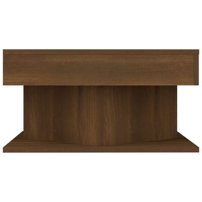vidaXL barna tölgy színű szerelt fa dohányzóasztal 57 x 57 x 30 cm