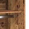 vidaXL antik fa sz&iacute;nű szerelt fa ruh&aacute;sszekr&eacute;ny 100 x 50 x 200 cm