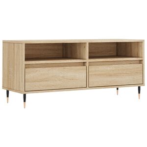 vidaXL sonoma t&ouml;lgysz&iacute;nű szerelt fa TV-szekr&eacute;ny 100x34,5x44,5 cm
