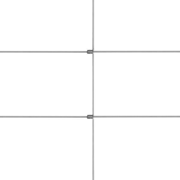 vidaXL ez&uuml;stsz&iacute;nű horganyzott ac&eacute;l kerti ker&iacute;t&eacute;s 50 x 1,5 m