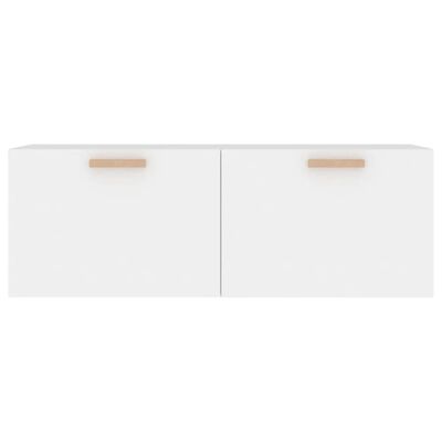 vidaXL fehér szerelt fa faliszekrény 100 x 36,5 x 35 cm
