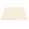 vidaXL krémszínű csere napellenző ponyva 5 x 3,5 m