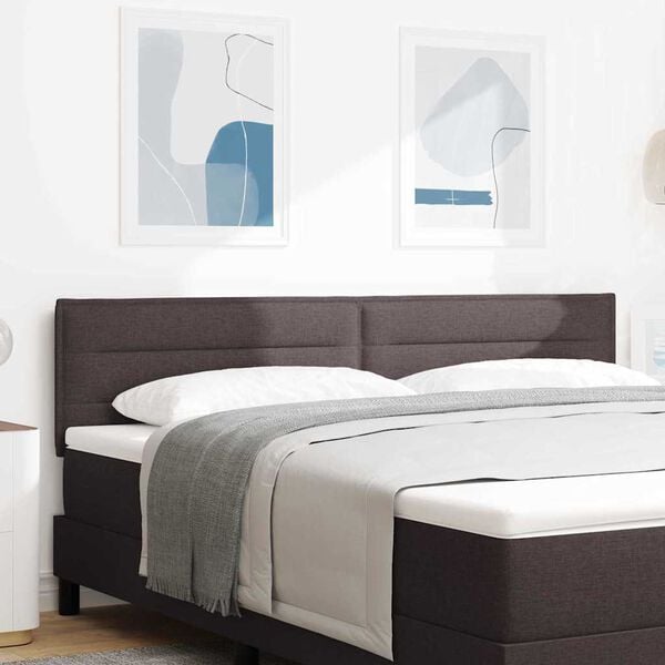 vidaXL LED &aacute;gyt&aacute;mla LED -es l&aacute;mp&aacute;kkal S&ouml;t&eacute;t Barna 180 cm Poli&eacute;szter