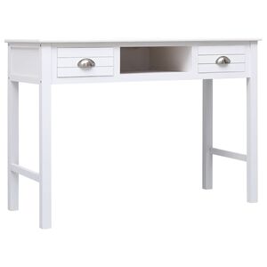 vidaXL feh&eacute;r t&ouml;m&ouml;r cs&aacute;sz&aacute;rfa &iacute;r&oacute;asztal 108 x 45 x 76 cm
