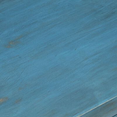 vidaXL kék színű tömör mangófa éjjeliszekrény 40 x 30 x 50 cm