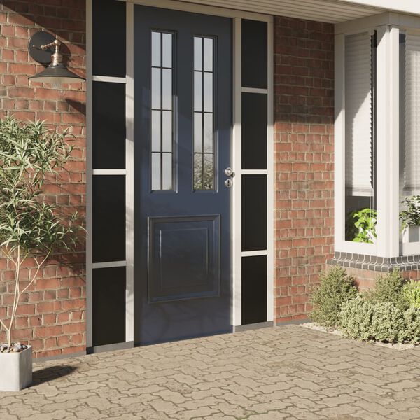 vidaXL 5 db matt fekete PVC statikus ablakf&oacute;lia