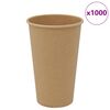 vidaXL 1000 db barna pap&iacute;r k&aacute;v&eacute;scs&eacute;sz&eacute;k 16oz 400ml