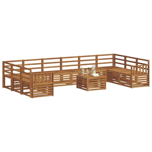 vidaXL &Uuml;lőgarnit&uacute;r&aacute;k Term&eacute;szetes T&ouml;m&ouml;r Ak&aacute;cfa