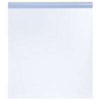 vidaXL matt átlátszó szürke PVC statikus ablakfólia 90 x 500 cm