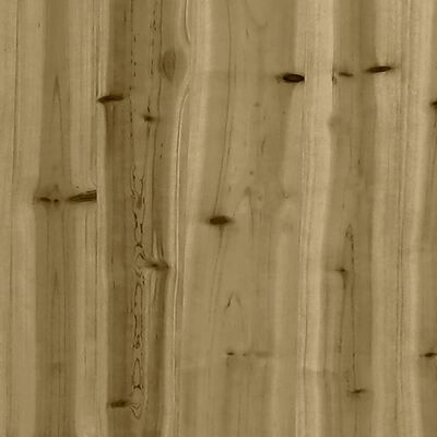 vidaXL impregnált fenyőfa gabion kerti pad 83 x 44 x 42 cm