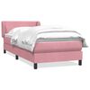 vidaXL Box Spring &aacute;gy matraccal r&oacute;zsasz&iacute;n 100x220 cm b&aacute;rsony