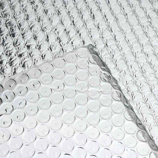 vidaXL Radi&aacute;tor hővisszaverő f&oacute;lia Ez&uuml;st 30 x 0,6 m Polietil&eacute;n