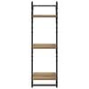 vidaXL Fali polc k&eacute;szlet 6 pcs Artisan t&ouml;lgy 100 x 25 x 30 cm Faanyag