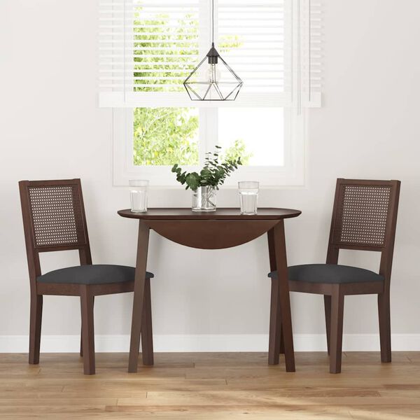 vidaXL 2 db barna t&ouml;m&ouml;rfa gumib&oacute;l k&eacute;sz&uuml;lt &eacute;tkezősz&eacute;kek p&aacute;rn&aacute;kkal