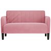 vidaXL r&oacute;zsasz&iacute;n b&aacute;rsony loveseat kanap&eacute; 109 cm