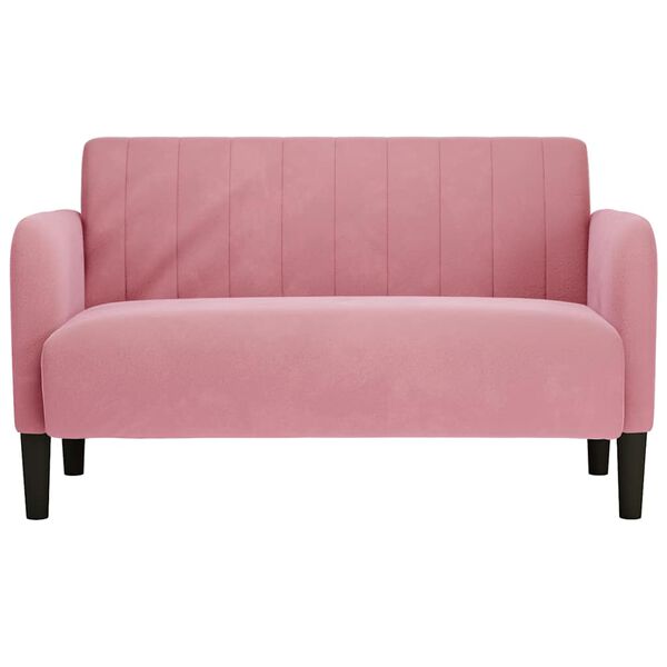 vidaXL r&oacute;zsasz&iacute;n b&aacute;rsony loveseat kanap&eacute; 109 cm