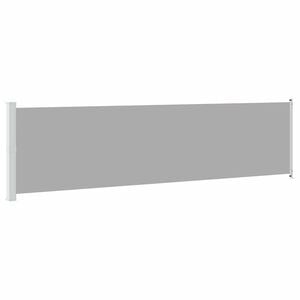 vidaXL sz&uuml;rke beh&uacute;zhat&oacute; oldals&oacute; terasz-napellenző 614 x 160 cm