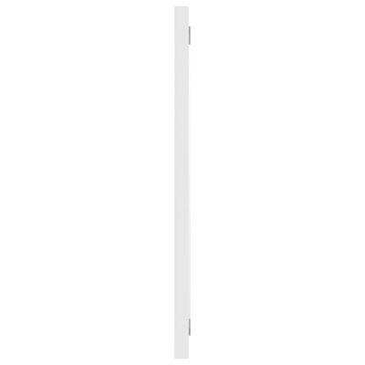 vidaXL fehér forgácslap fürdőszobai tükör 60 x 1,5 x 37 cm