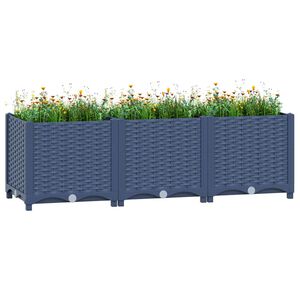 vidaXL polipropil&eacute;n magas&aacute;gy&aacute;s 120 x 40 x 38 cm