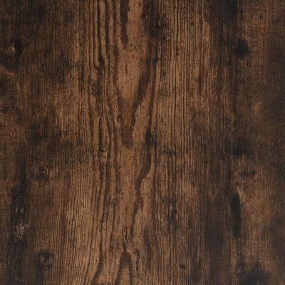vidaXL füstös tölgyszínű szerelt fa sarokasztal 200 x 50 x 76 cm