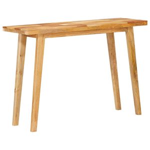 vidaXL &Eacute;tkezőasztal Term&eacute;szetes 100 x 35 x 75 cm T&ouml;m&ouml;r Mang&oacute;f&aacute;t