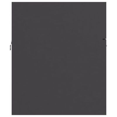 vidaXL szürke forgácslap mosdószekrény 80 x 38,5 x 46 cm
