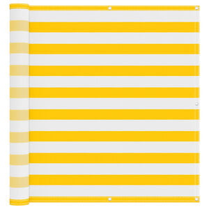 vidaXL Erk&eacute;ly Sz&uacute;nyogh&aacute;l&oacute; S&aacute;rga &eacute;s Feh&eacute;r 110 x 300 cm Oxford Sz&ouml;vet