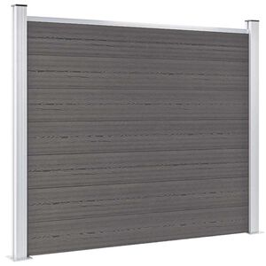 vidaXL sz&uuml;rke WPC ker&iacute;t&eacute;spanel 180 x 146 cm