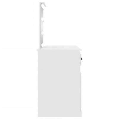 vidaXL fehér fésülködőasztal LED-del 130 x 50 x 132,5 cm