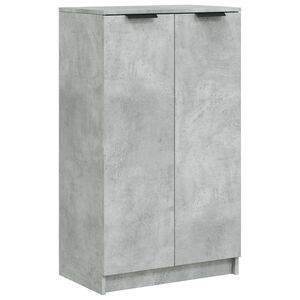 vidaXL betonsz&uuml;rke szerelt fa cipősszekr&eacute;ny 59 x 35 x 100,5 cm