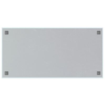 vidaXL fehér falra szerelhető edzett üveg mágnestábla 100 x 50 cm