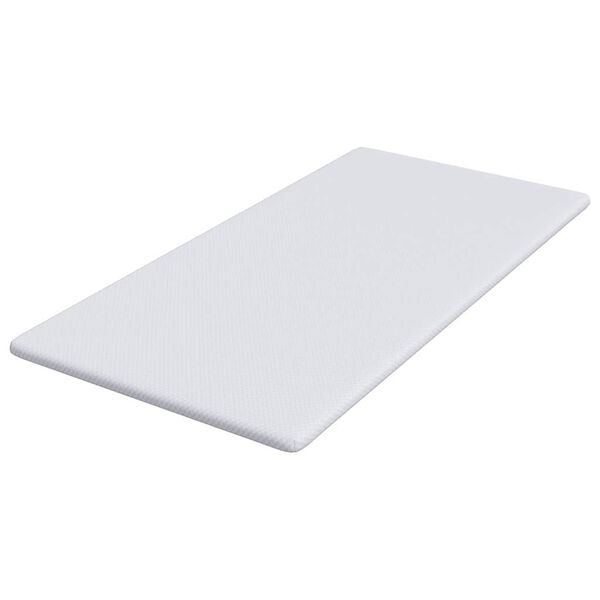 vidaXL Matrac topper Feh&eacute;r 90 x 200 cm Jacquard Sz&ouml;vet