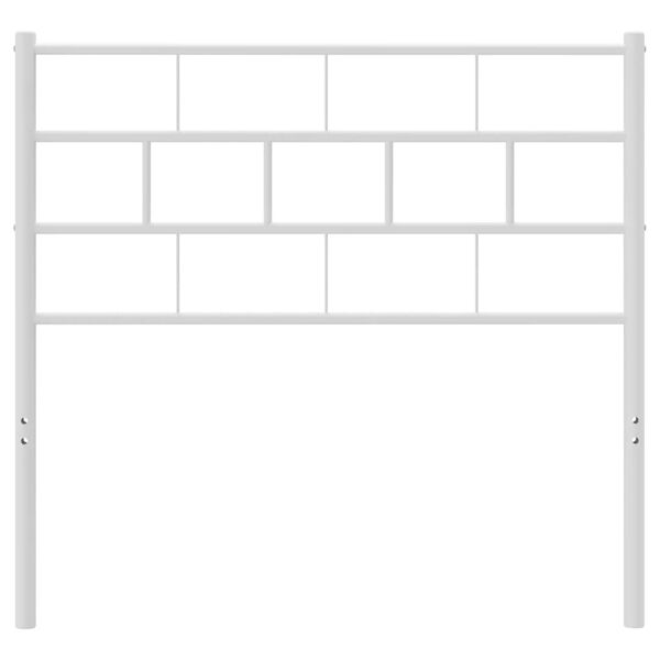 vidaXL feh&eacute;r f&eacute;m fejt&aacute;mla 80 cm