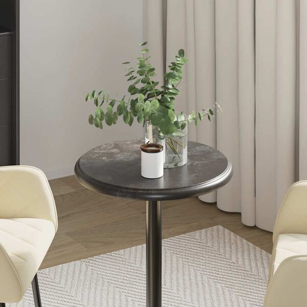 vidaXL fekete m&aacute;rv&aacute;ny asztallap &Oslash;40 x 2,5 cm