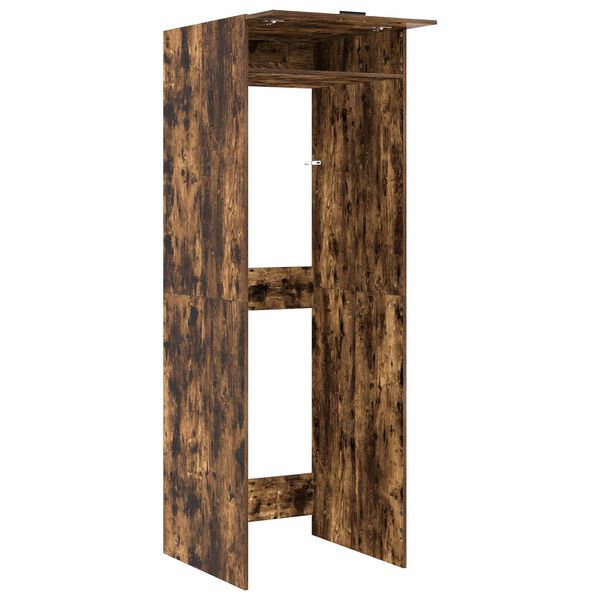 vidaXL Mos&oacute;g&eacute;p Szekr&eacute;ny 2 pcs F&uuml;st&ouml;lt t&ouml;lgy 67,5 x 68 x 200 cm Faanyag