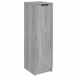 vidaXL sz&uuml;rke sonoma sz&iacute;nű szerelt fa cipősszekr&eacute;ny 30 x 35 x 100 cm