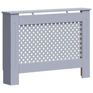 vidaXL antracitsz&uuml;rke MDF radi&aacute;torburkolat 112 x 19 x 81,5 cm