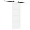 vidaXL Cs&uacute;sz&oacute; ajt&oacute; ORKDAL 78 x 211 cm Szerelt Fa Feh&eacute;r &eacute;s Fekete