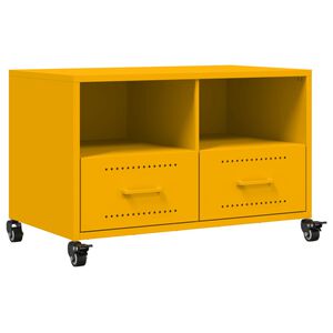 vidaXL must&aacute;rs&aacute;rga ac&eacute;l TV-szekr&eacute;ny 68 x 39 x 43,5 cm