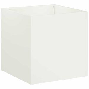 vidaXL Kerti cser&eacute;p Feh&eacute;r 20 x 20 x 20 cm Hidegen hengerelt ac&eacute;l