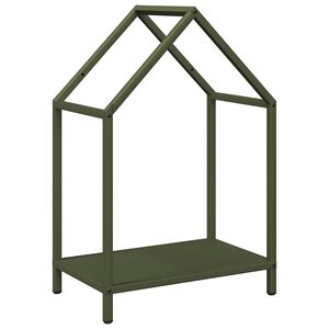vidaXL ol&iacute;vaz&ouml;ld hidegen hengerelt ac&eacute;l tűzifat&aacute;rol&oacute; 40x25x60 cm
